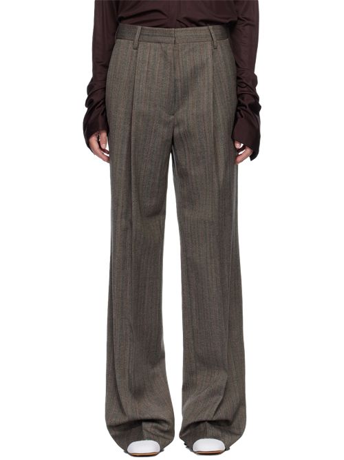 Pantalone Dries Van Noten grigio melange DRIES VAN NOTEN | 0109222250813